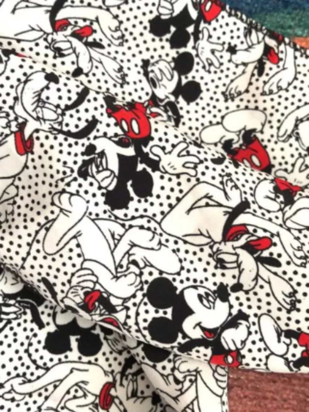 Mickey Vintage Disney Characters Mickey Mouse Pluto Scarf